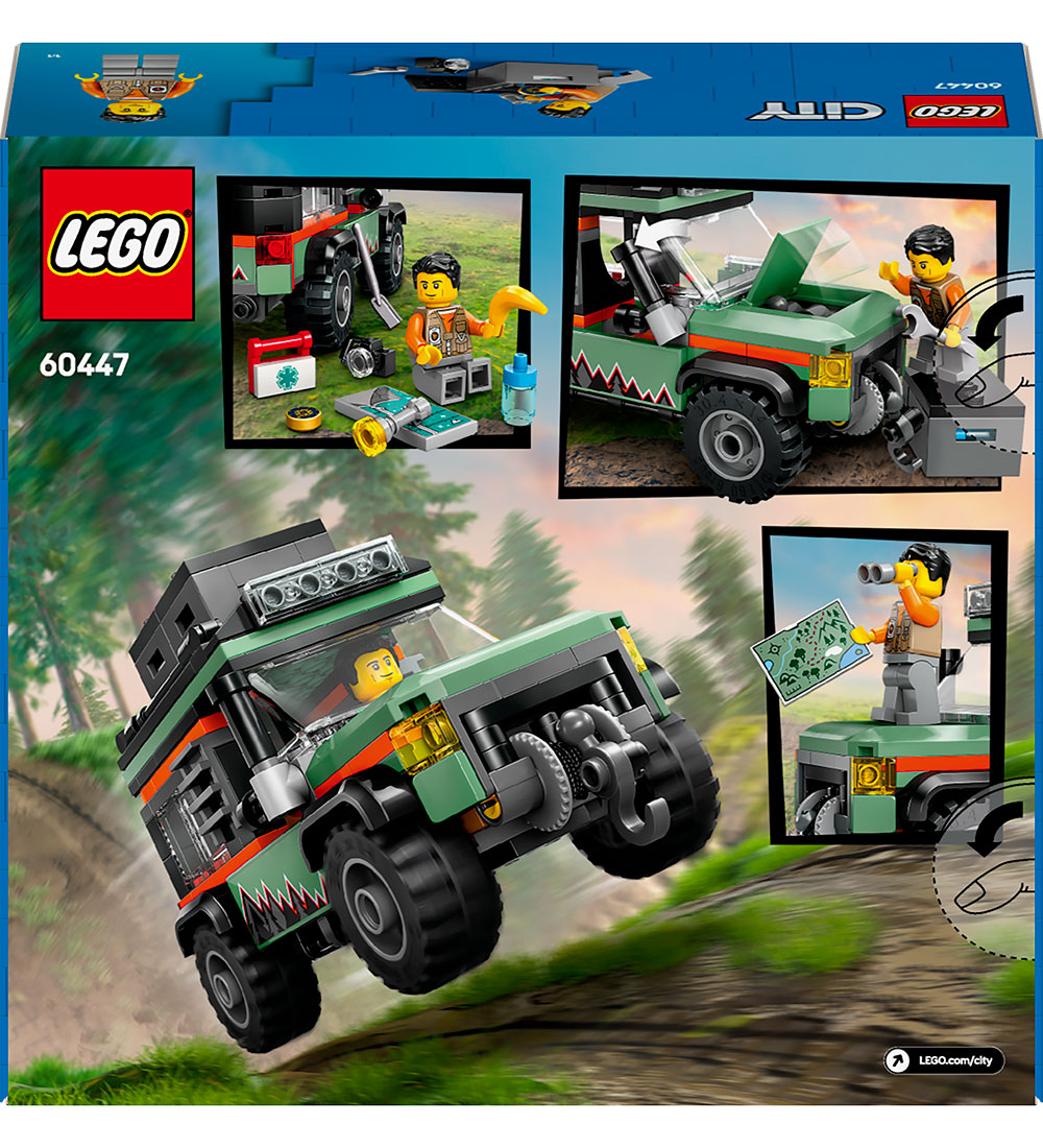 LEGO® City - Firhjulstrukket Bjerg-Offroader 60447 - 221 Dele