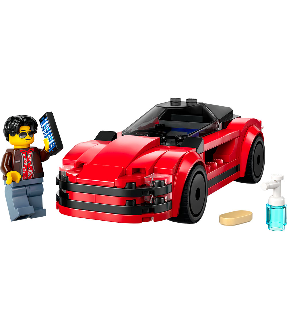 LEGO® City - Rød Sportsvogn 60448 - 109 Dele