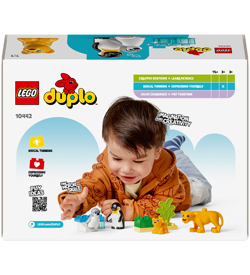 LEGO® DUPLO - Vilde Dyrefamilier: Pingviner og Løver 10442 - 10