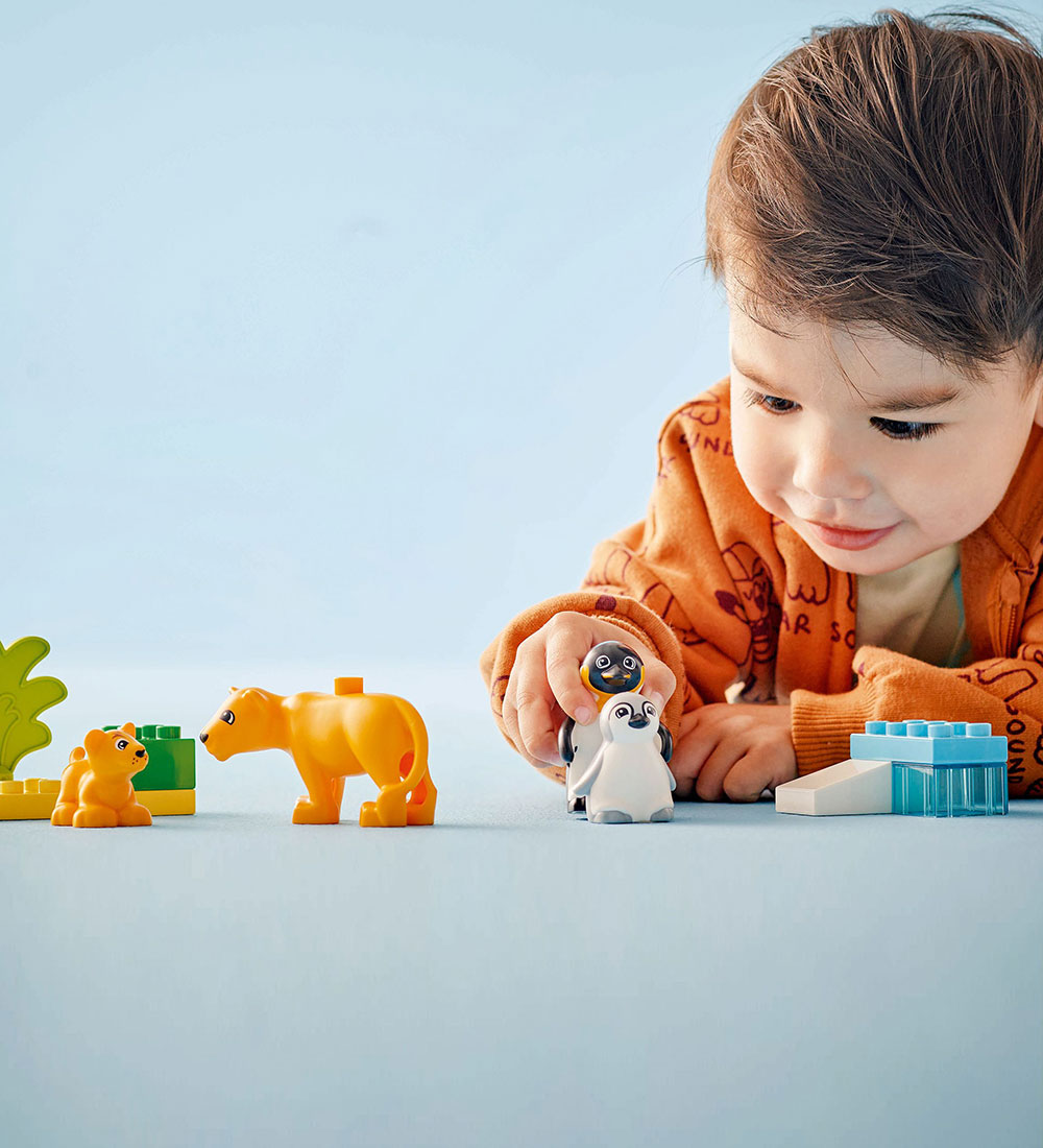 LEGO® DUPLO - Vilde Dyrefamilier: Pingviner og Løver 10442 - 10