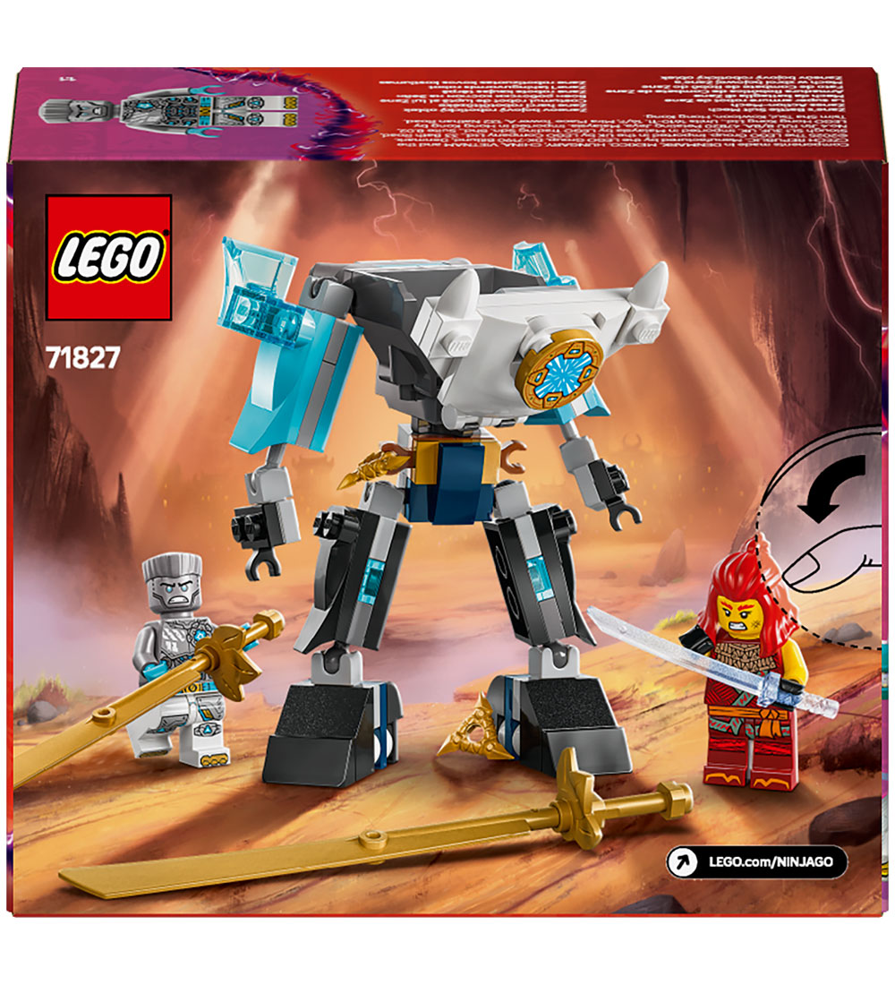 LEGO® Ninjago - Zanes Kampdragt-merch 71827 - 92 Dele