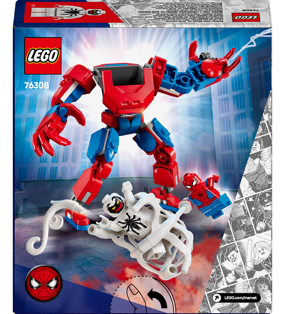 LEGO® Marvel - Spider-man-mech mod Anti-Venom 76308 - 107 Dele