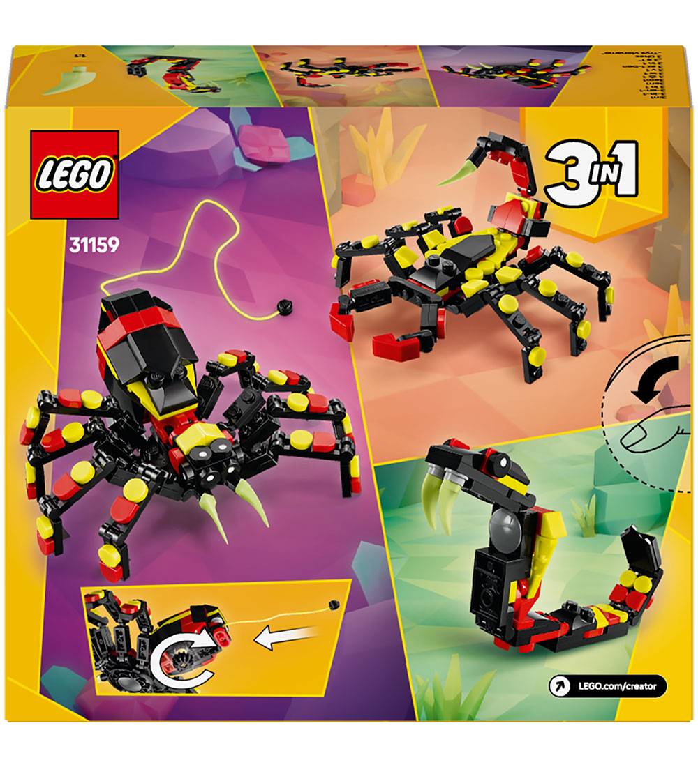 LEGO® Creator - Vilde Dyr: Edderkop på Spring 31159 - 3-i-1 - 15