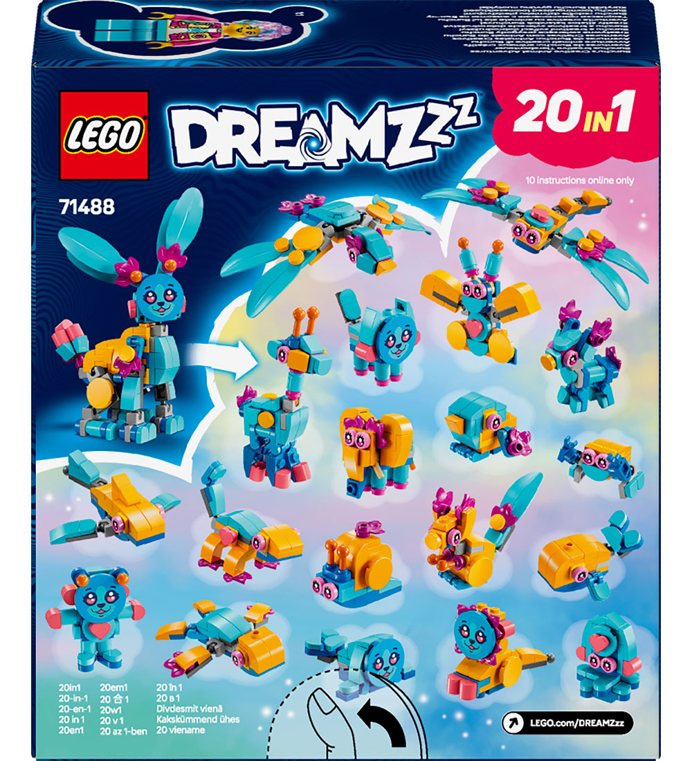 LEGO® DREAMZzz - Bunchus Kreative Dyreeventyr 71488 - 143 Dele