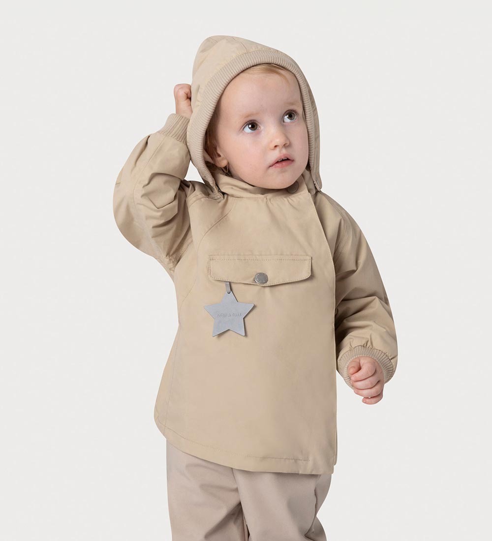 Mini A Ture Sommerjakke - MatWai - Sesame
