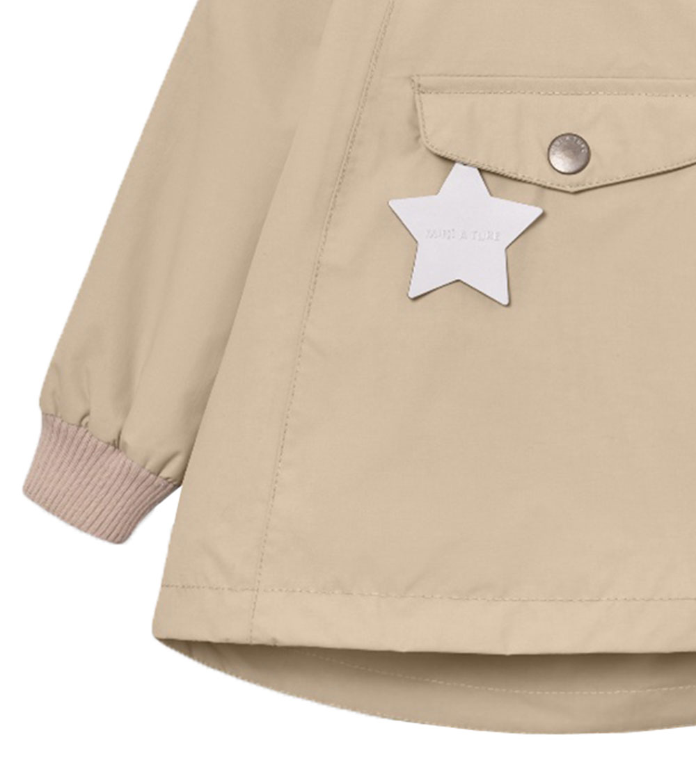 Mini A Ture Sommerjakke - MatWai Fleece - Sesame