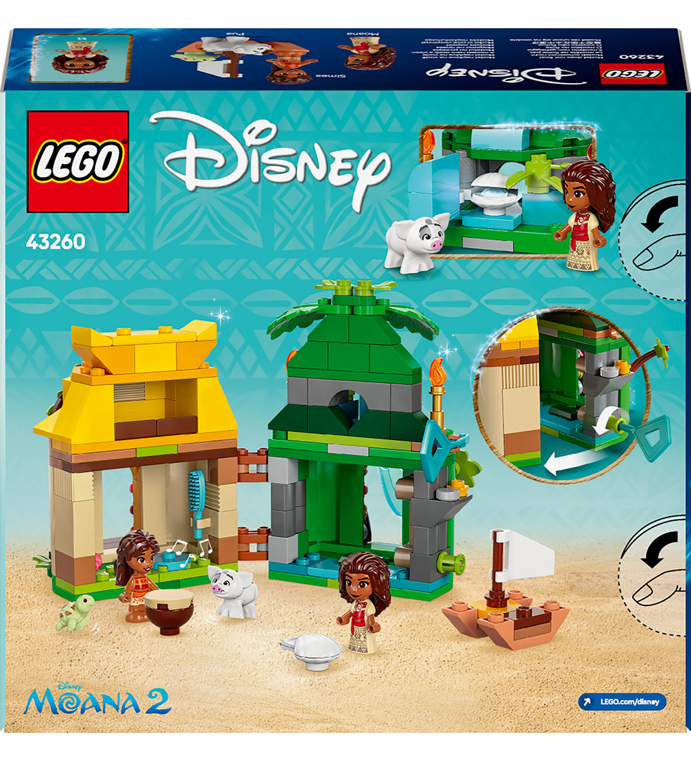 LEGO® Disney - Vaiana 2 - Vaianas Ø-sjov 43260 - 175 Dele