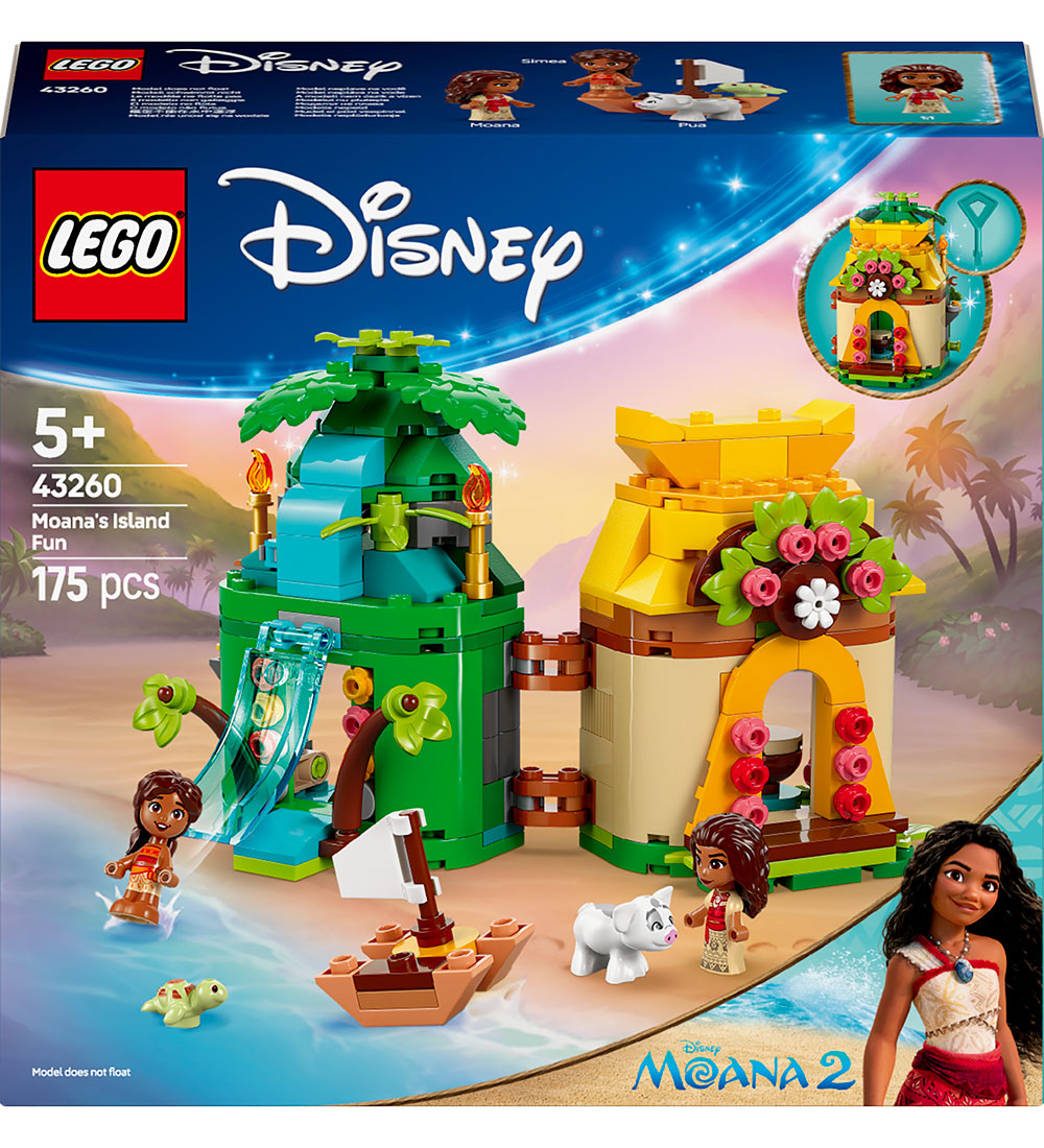 LEGO® Disney - Vaiana 2 - Vaianas Ø-sjov 43260 - 175 Dele