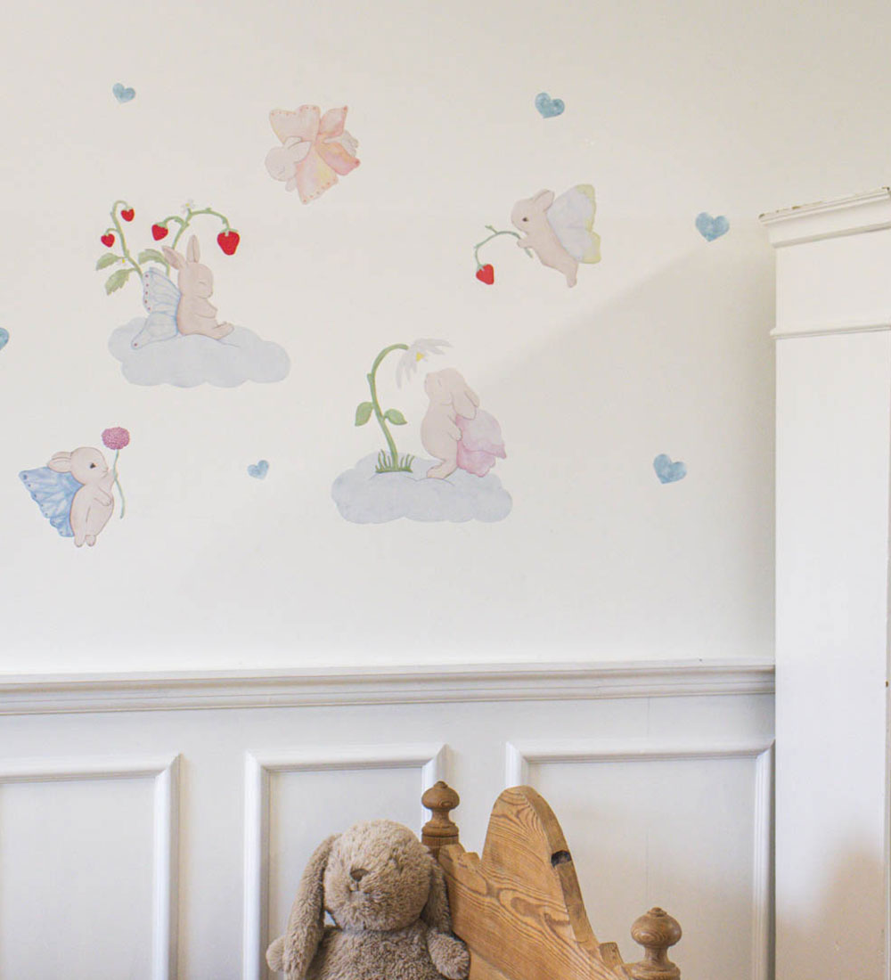 That's Mine Wallstickers - Strawberry dreams - 27 cm - Beige