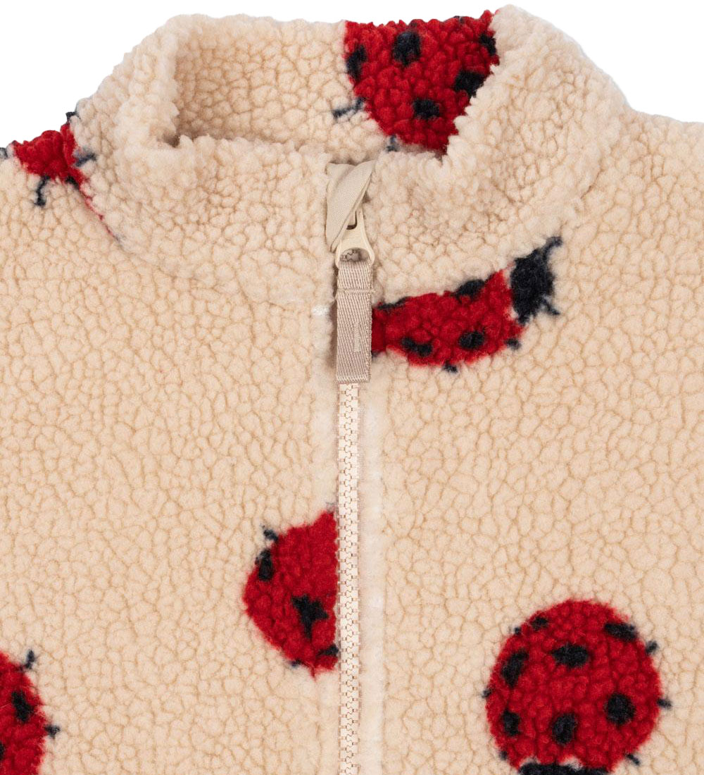 Konges Sløjd Fleecejakke - Jody - Ladybug Sand