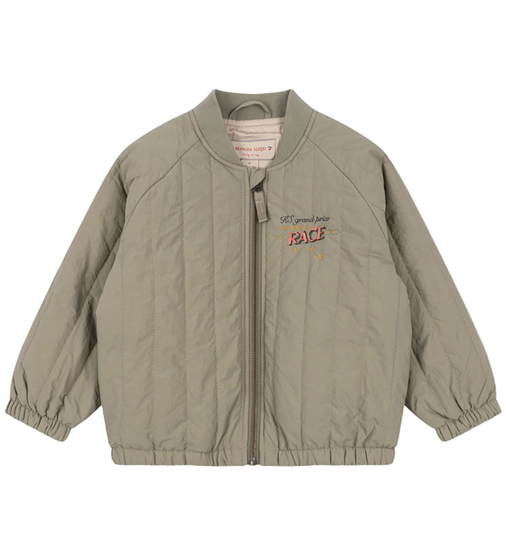 Konges Sløjd Termojakke - Juno Bomber - Laurel Oak m. Print
