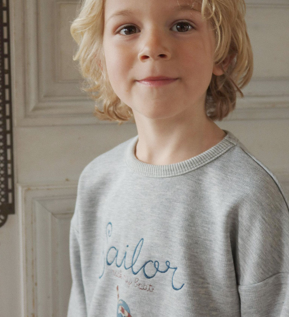 Konges Sløjd Sweatshirt - Lou - Grey Melange