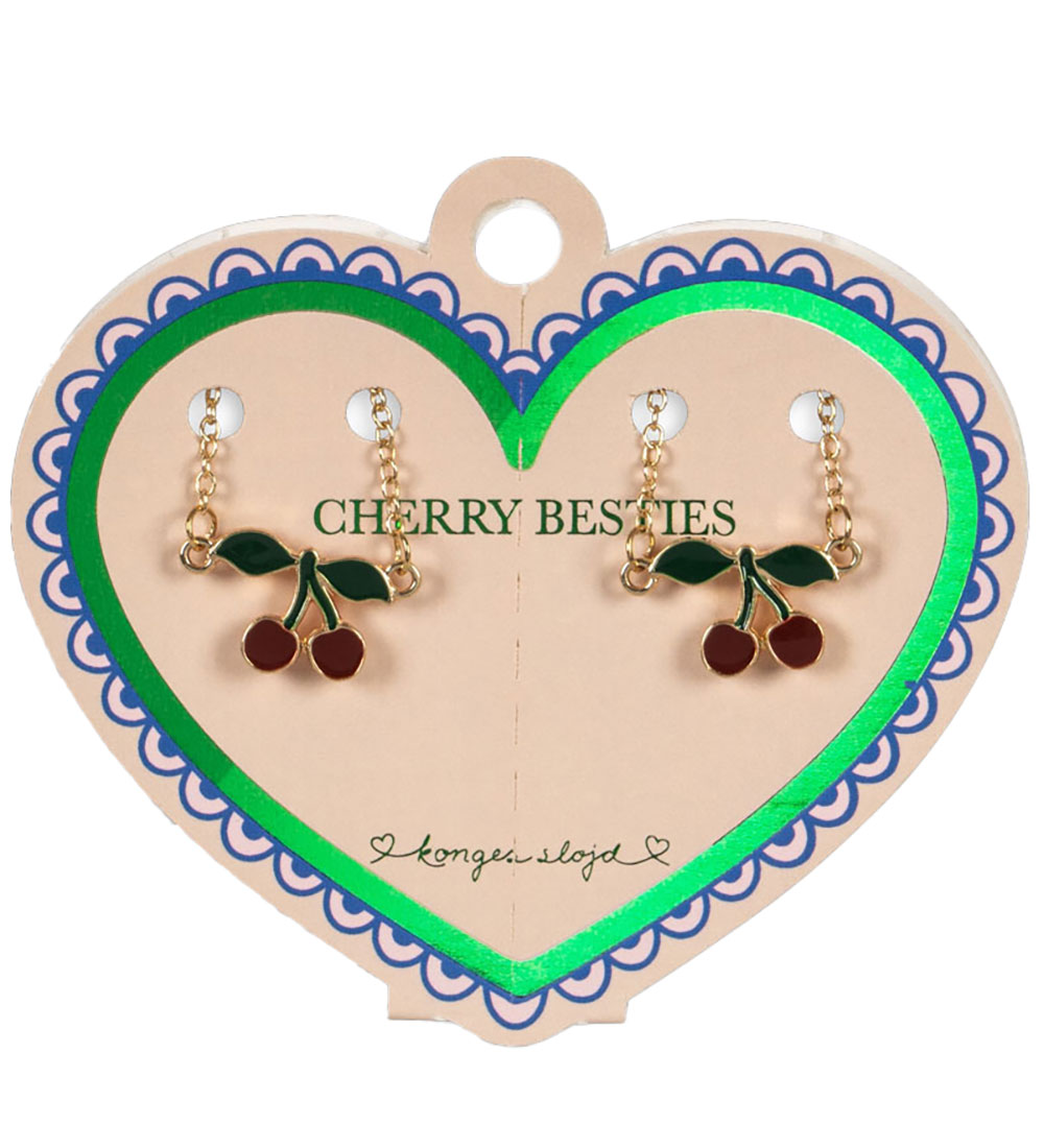 Konges Sløjd Armbånd - 2-pak - Cherry Bestie - Guld