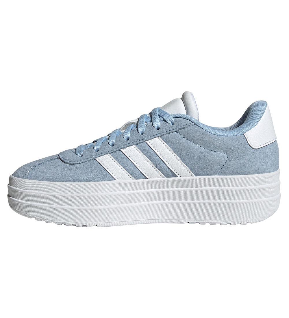 adidas Performance Sko - VL COURT BOLD J - GLOBLU/FTWWHT/FTWWHT