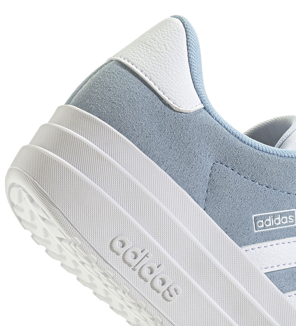 adidas Performance Sko - VL COURT BOLD J - GLOBLU/FTWWHT/FTWWHT