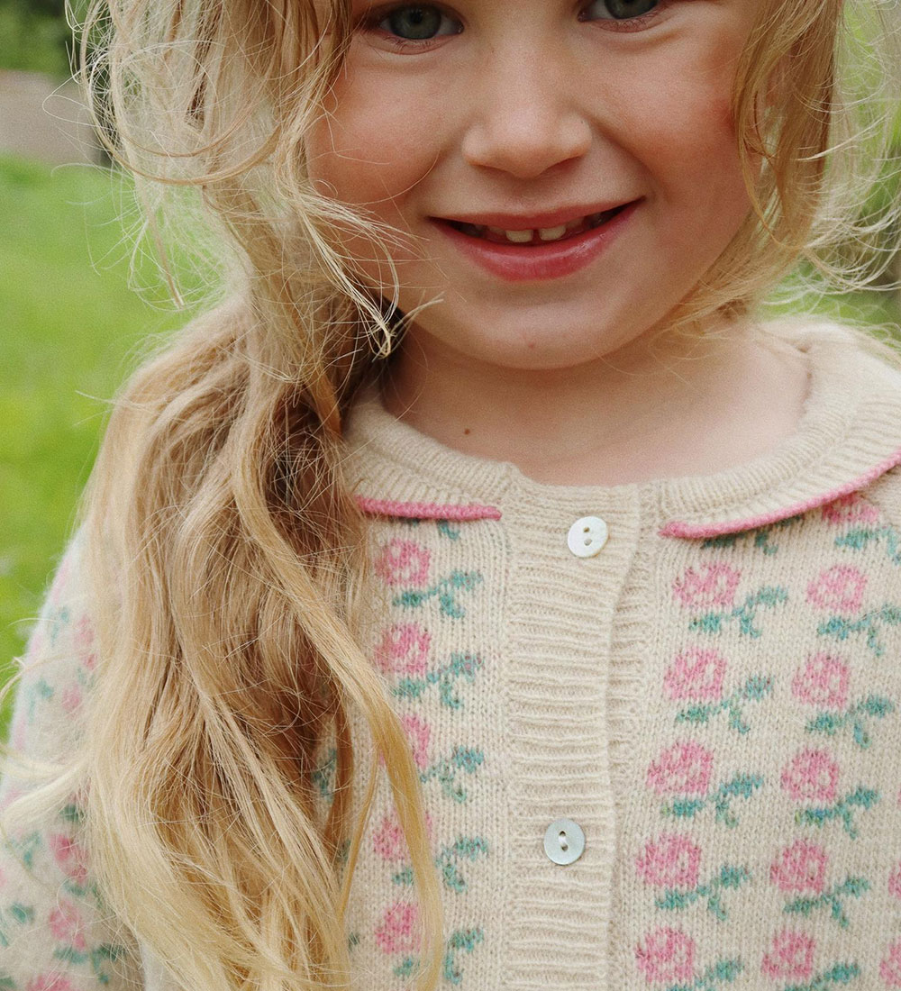 Konges Sløjd Cardigan - Strik - Uld/Akryl - Rose