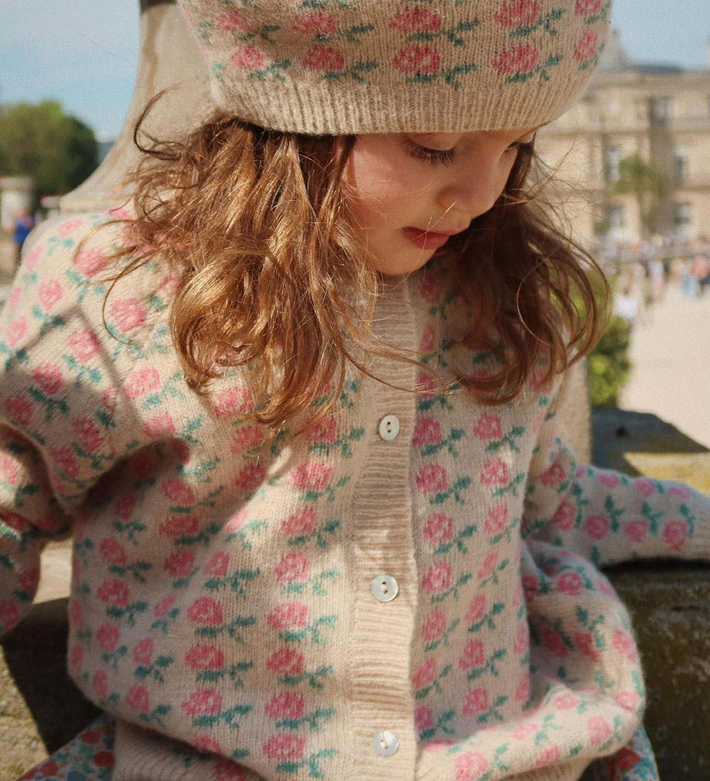 Konges Sløjd Cardigan - Strik - Uld/Akryl - Rose