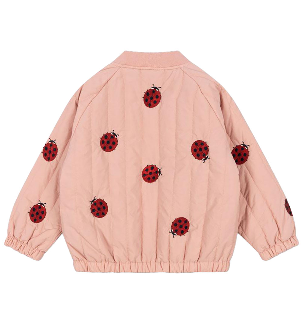 Konges Sløjd Termojakke - Juno Bomber - Mellow Rose m. Mariehøne