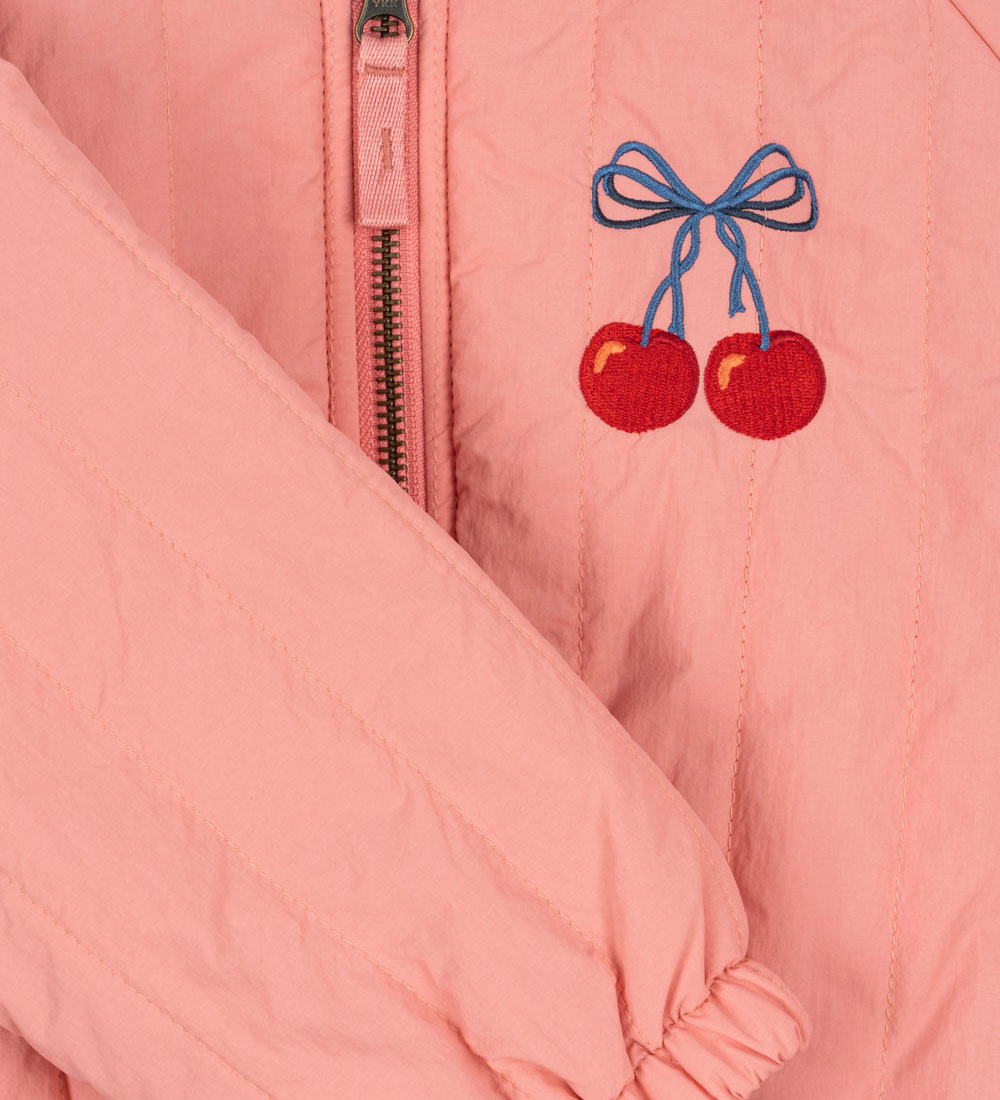 Konges Sløjd Termojakke - Juno Bomber - Strawberry Ice m. Print