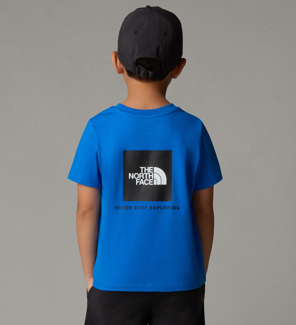 The North Face T-shirt - Kid Box - Hero Blue m. Print