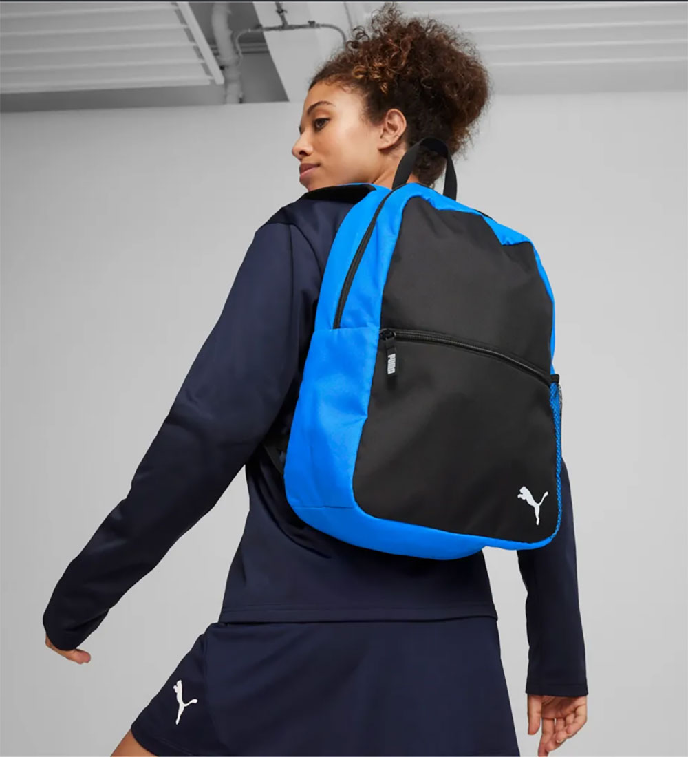 Puma Rygsæk - TeamGoal - Electric Blue Lemonade/Sort