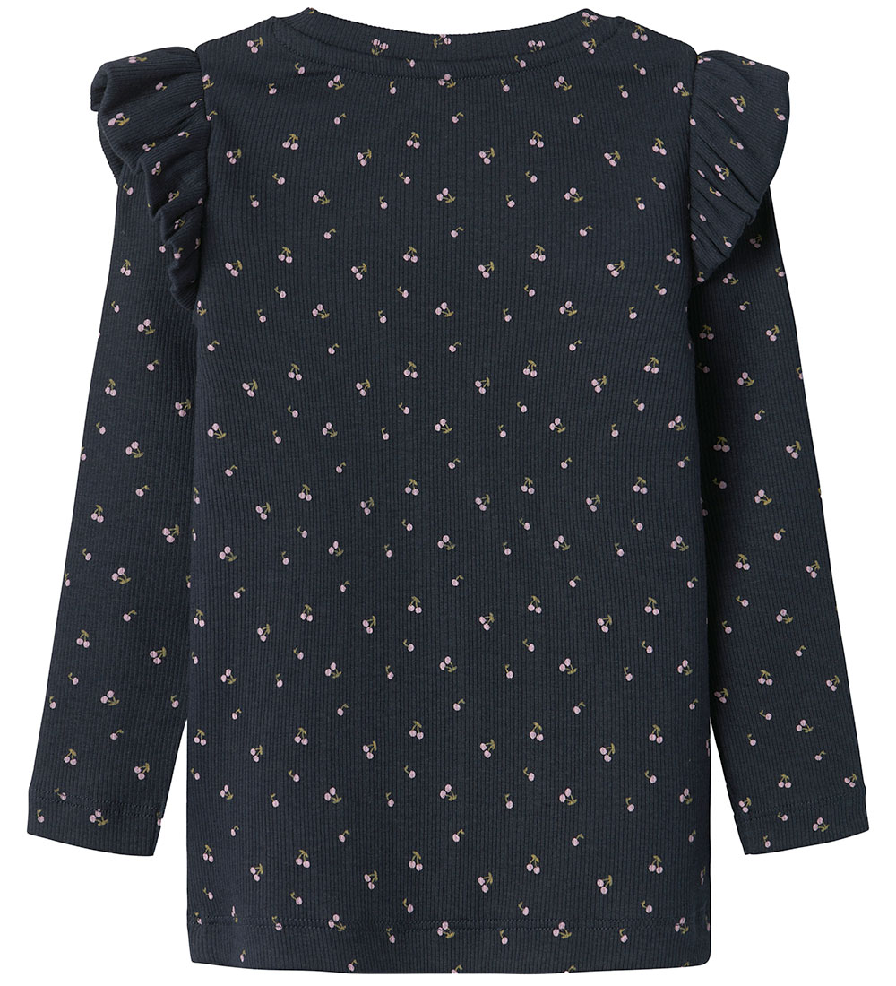 Name It Bluse - Rib -NmfBabeth - Navy Blazer