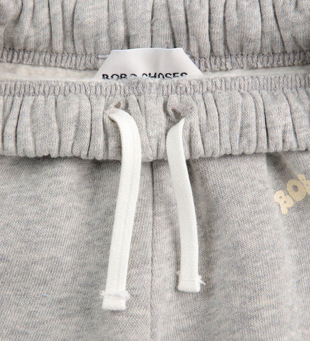 Bobo Choses Sweatpants - Knee Patches - Heather Grey