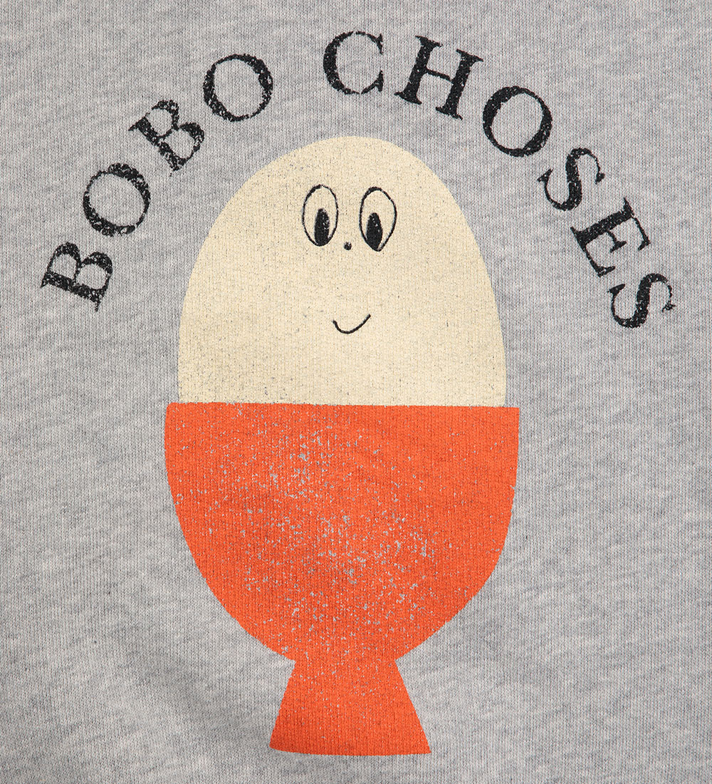 Bobo Choses Sweatshirt - Morning Egg - Heather Grey