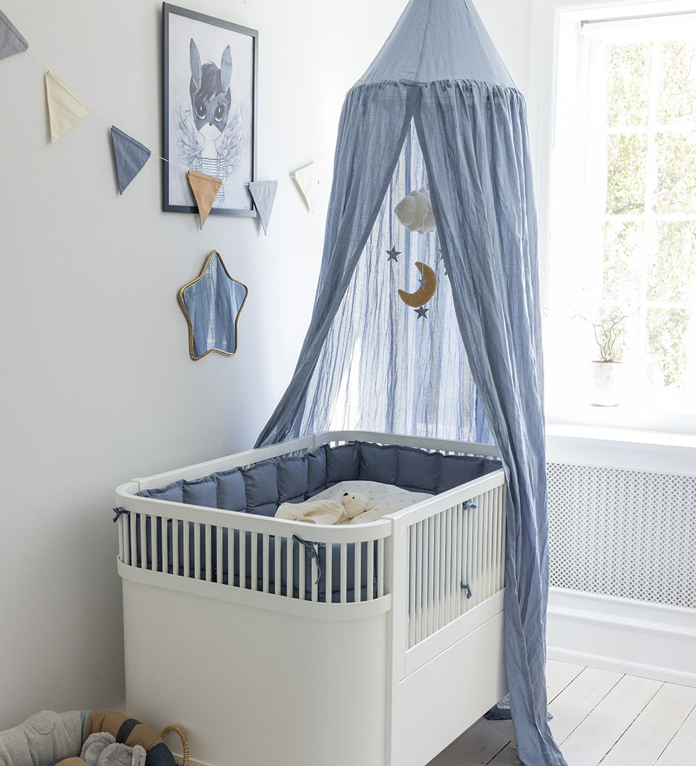 Sebra Flagranke - Dobbeltsidet - 300 cm - Forest Lake Blue