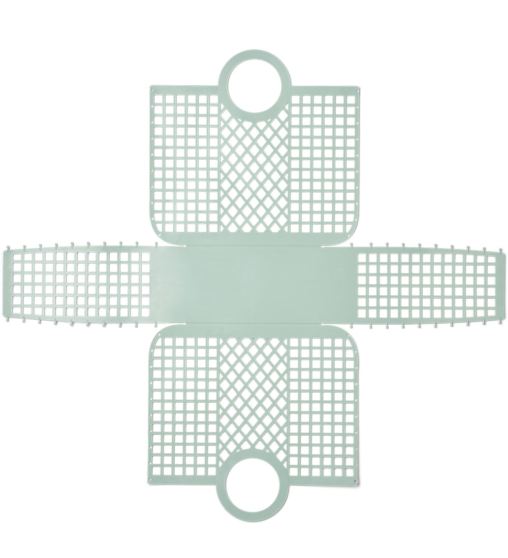 Liewood Foldekurv - Bloom - 36,5x39x15 cm - Light Peppermint