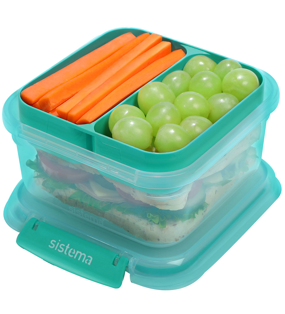 Sistema Madkasse - 1.15L - Square Stax To Go - Turkis
