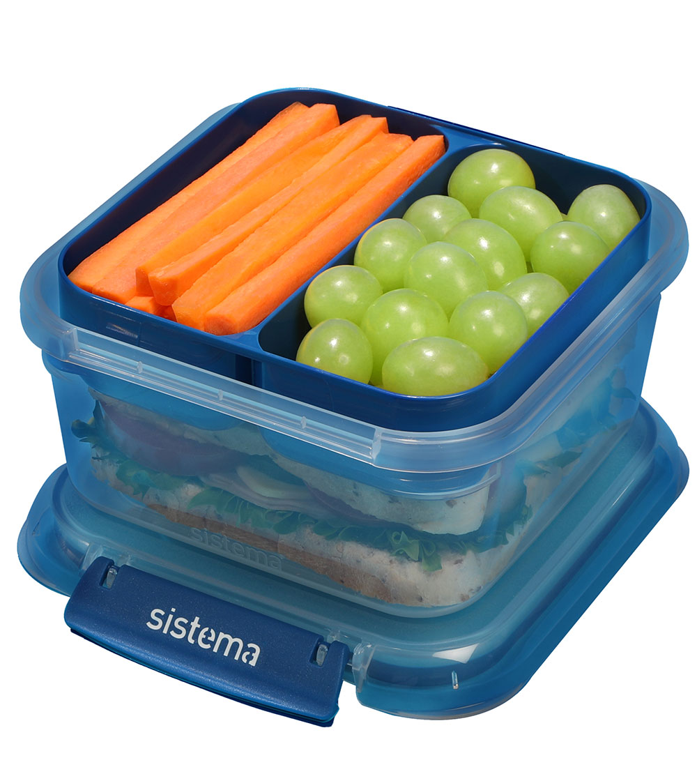 Sistema Madkasse - 1.15L - Square Stax To Go - Blå