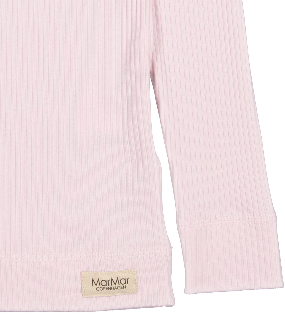 MarMar Bluse - Rib - Modal - Plain - Lilac Mist