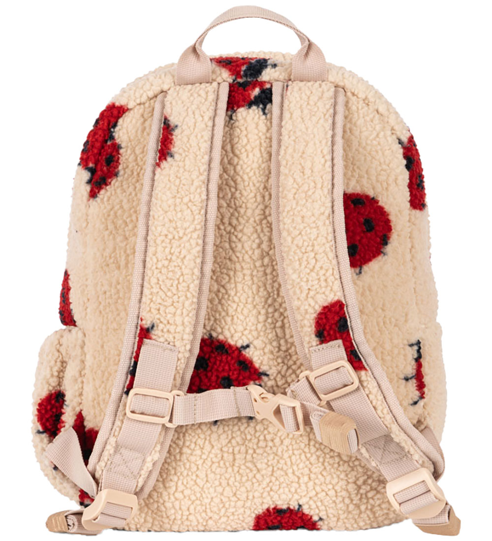 Konges Sløjd Rygsæk - Jody Teddy - Ladybug Sand