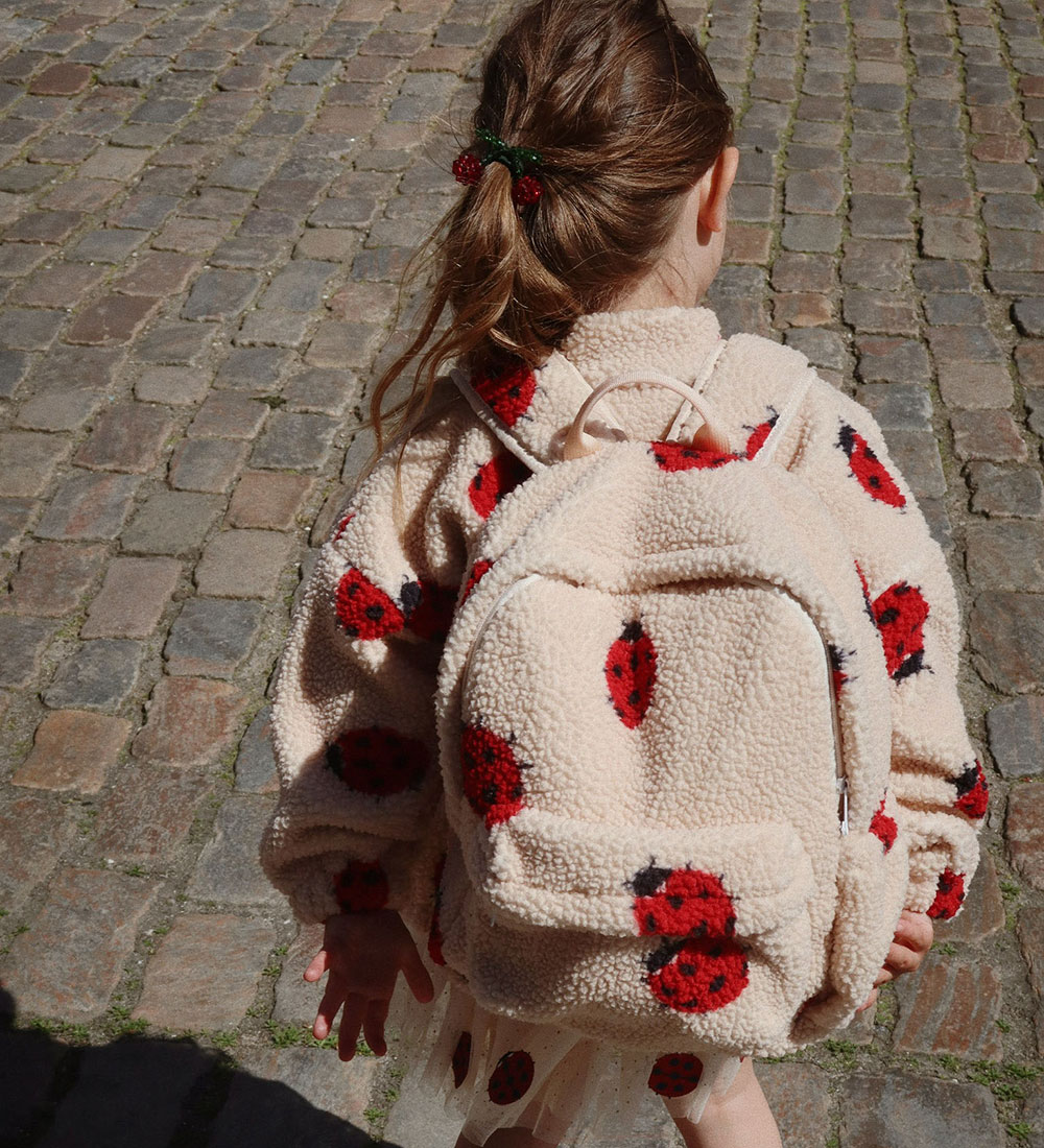 Konges Sløjd Rygsæk - Jody Teddy - Ladybug Sand