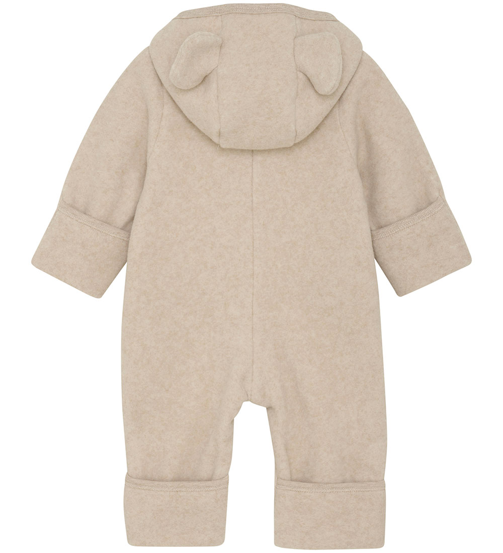 Huttelihut Køredragt - Fleece - Camel Melange