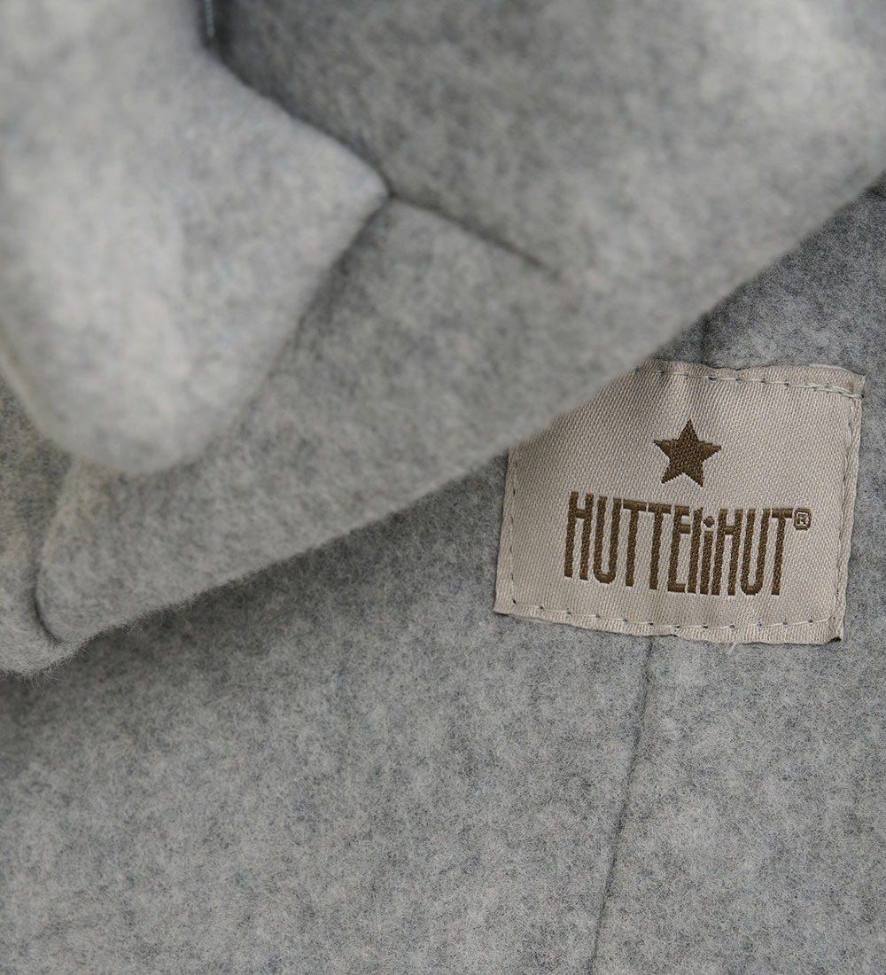 Huttelihut Køredragt - Fleece - Lys Grå Meleret