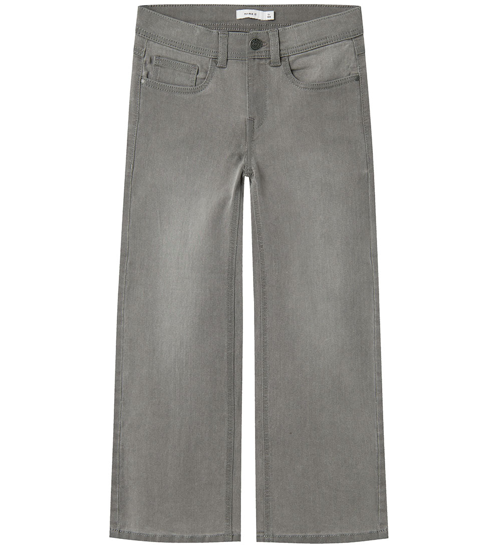 Name It Jeans - Wide - NkfRose - Light Grey Denim