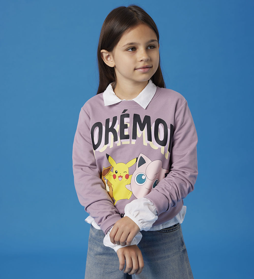 Name It Sweatshirt - NkfJima Pokemon - Elderberry m. Print