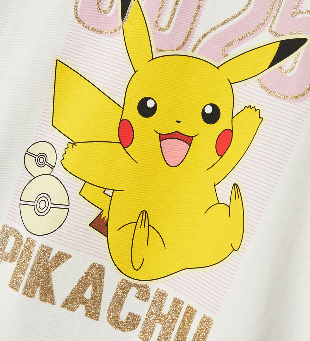 Name It T-shirt - NkfJimini Pokemon - Cloud Dancer m. Print