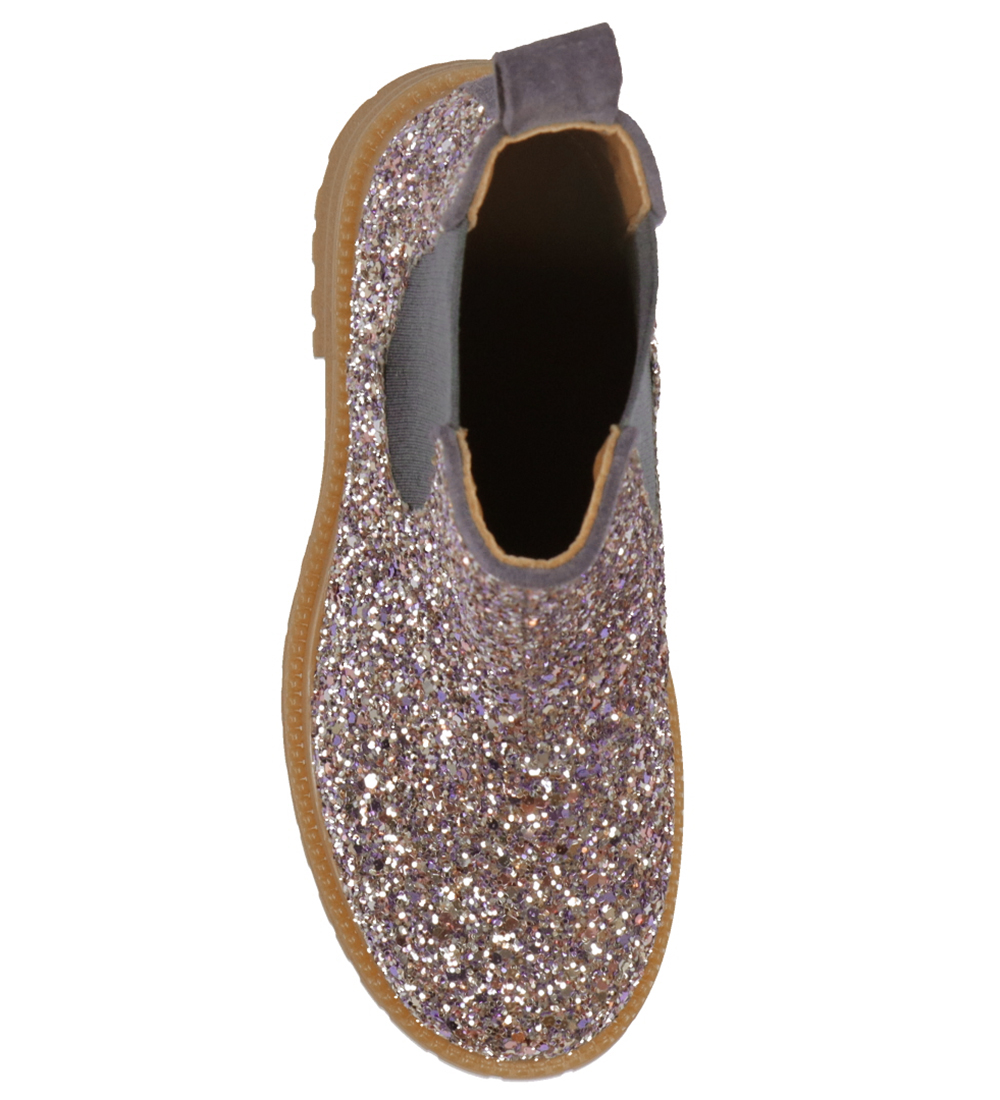 Angulus Støvler - Chelsea - Pastel Multi Glitter