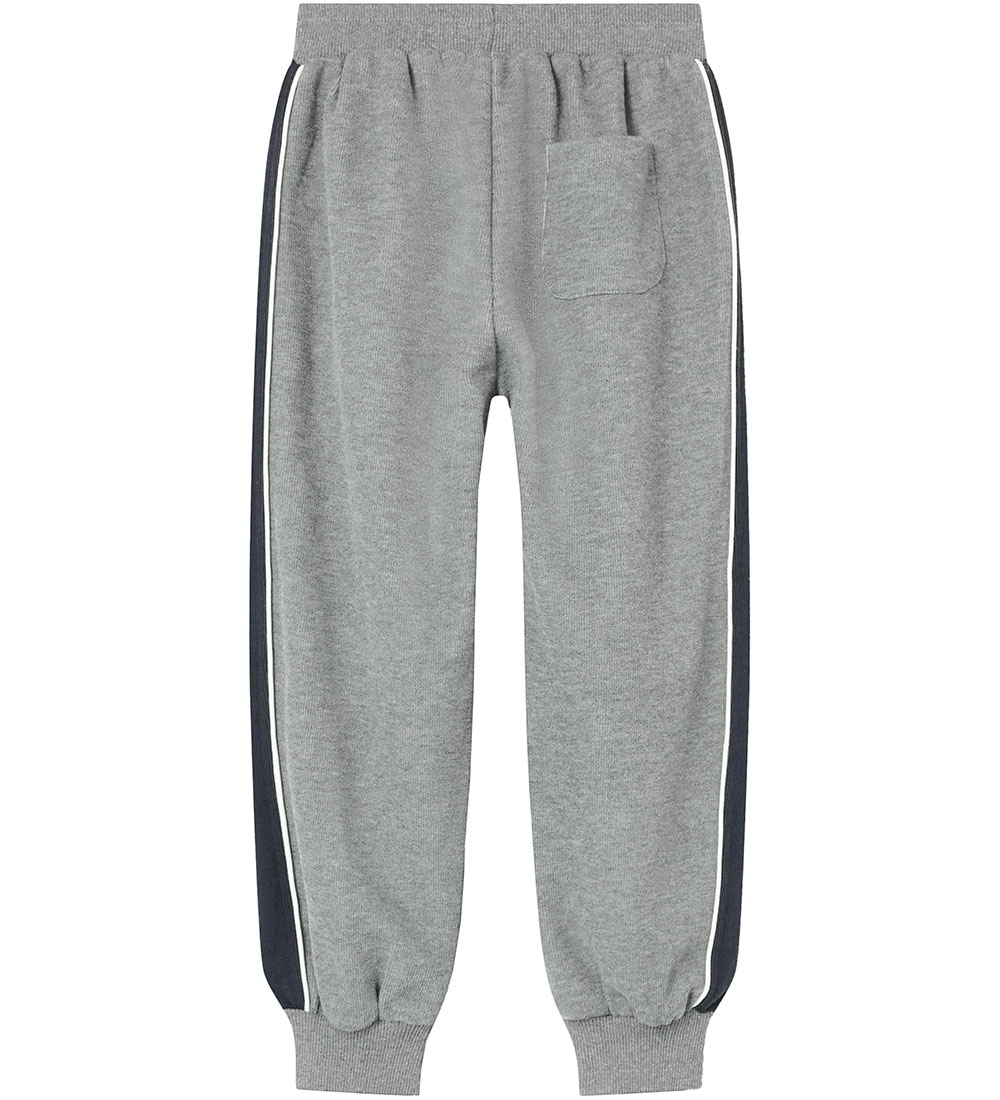 Name It Bukser - NkmRicce - Grey Melange