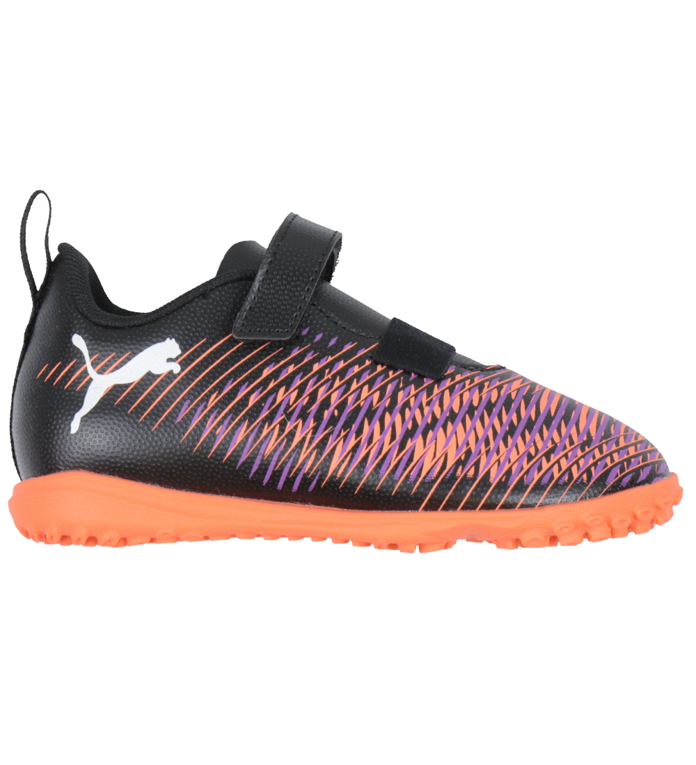 Puma Fodboldstøvler - Future 8 Play TT V Jr - Sort/Hvid/Glowing