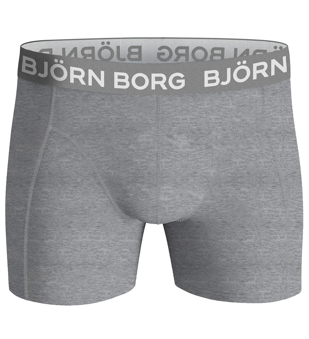 Björn Borg Boxershorts - 5-pak - Blå/Sort/Grå