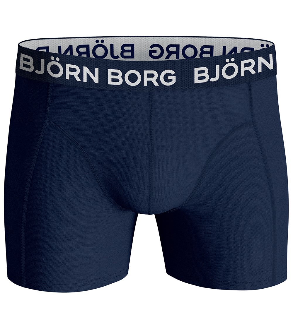 Björn Borg Boxershorts - 5-pak - Blå/Sort/Grå