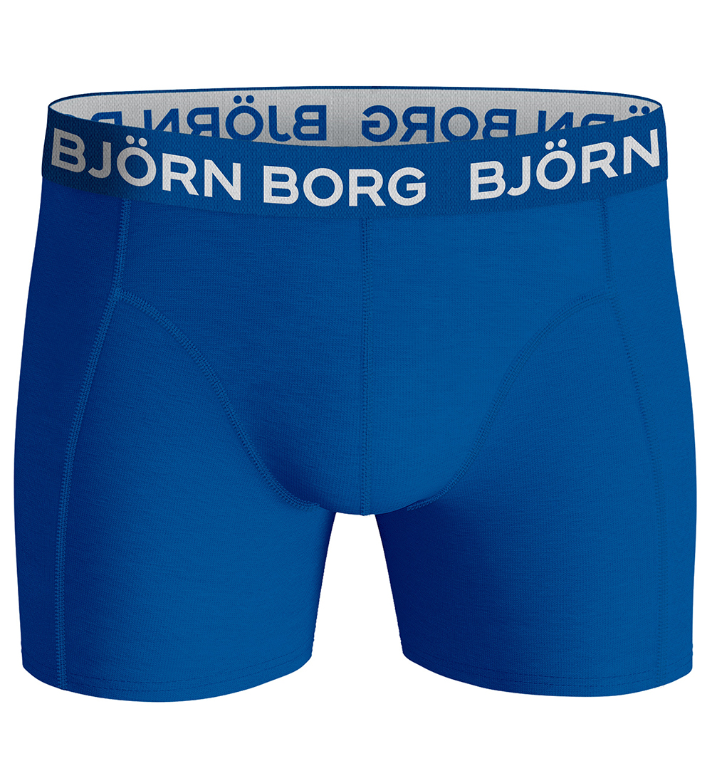 Björn Borg Boxershorts - 5-pak - Blå/Sort/Grå