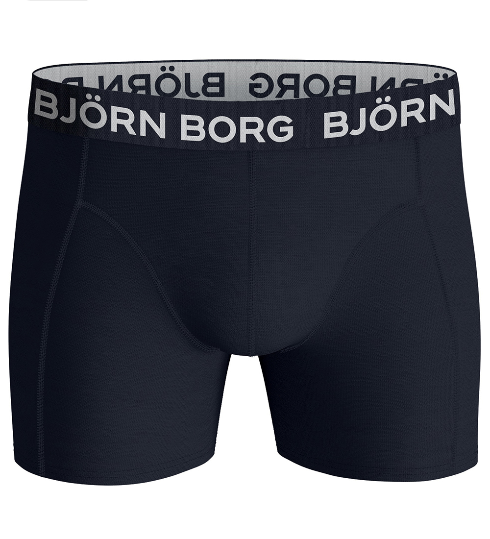 Björn Borg Boxershorts - 5-pak - Blå/Sort/Grå