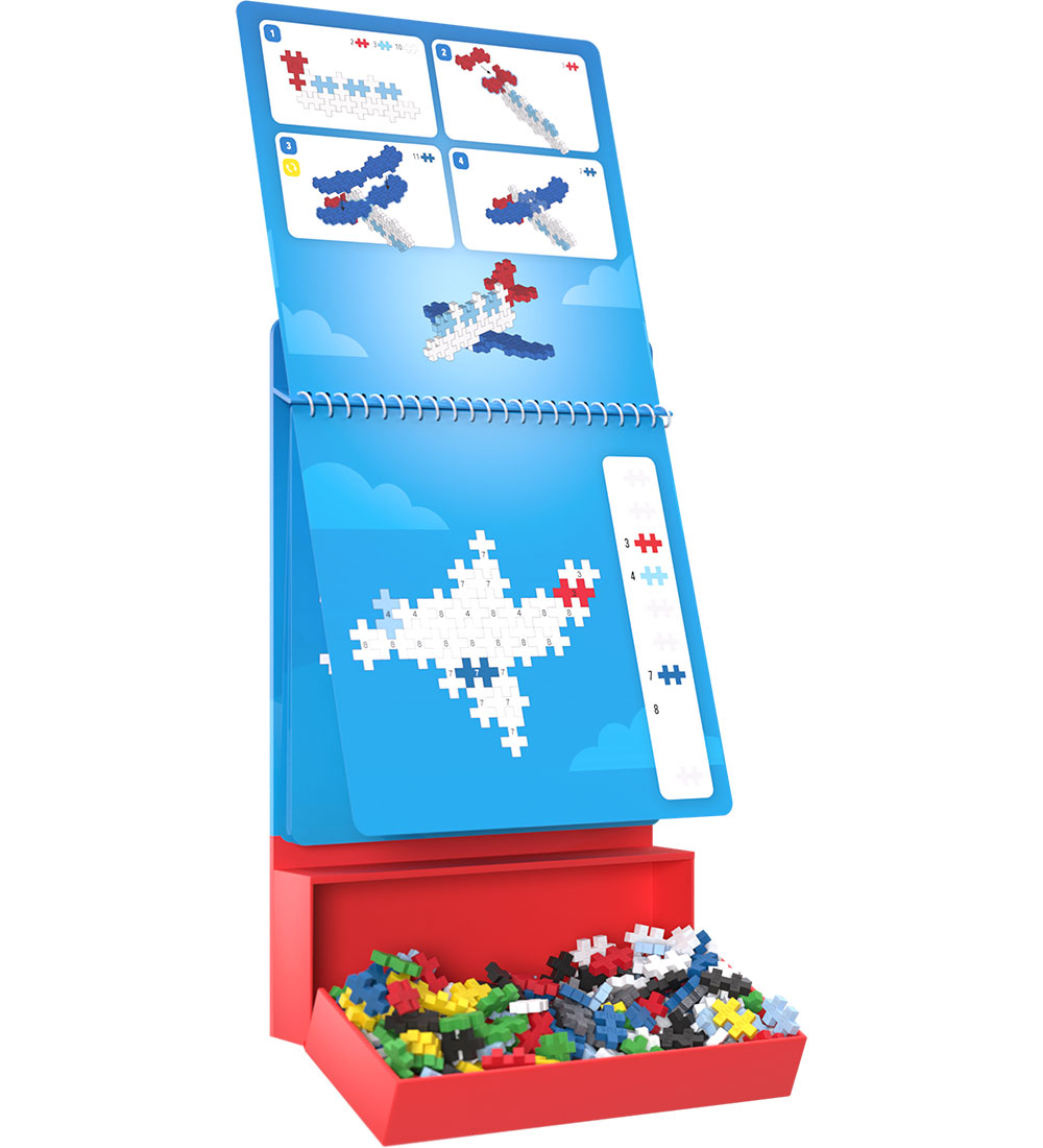 Plus-Plus Aktivitetssæt - Puzzle By Number - 125 stk. - Transpor