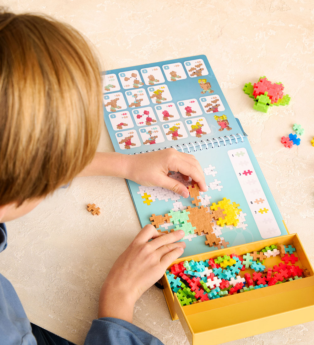Plus-Plus Aktivitetssæt - Puzzle By Number - 125 stk. - Havet