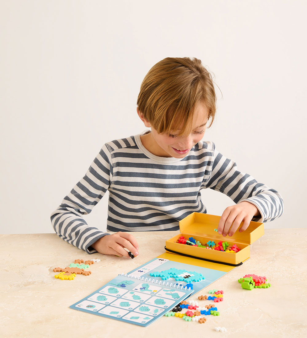 Plus-Plus Aktivitetssæt - Puzzle By Number - 125 stk. - Havet